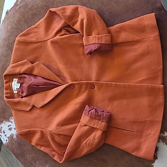 Vintage Made in Canada Oversized Blazer With Pockets & Shoulder Pads - Picture 1 of 9